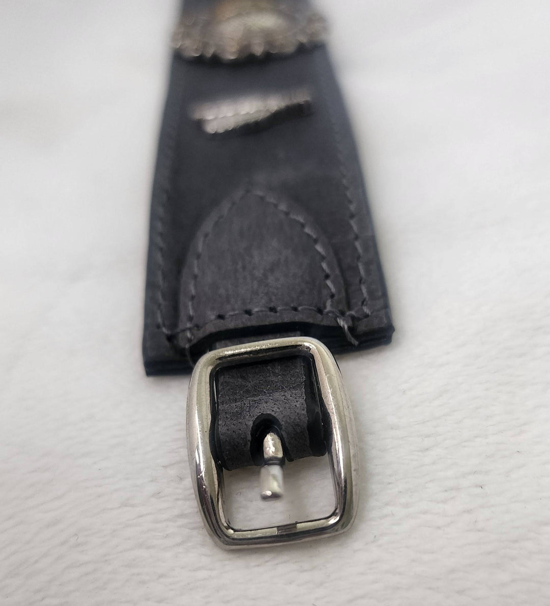 Gray Wanderlust Leather Strap Wrap Bracelet - BThunderLuxe