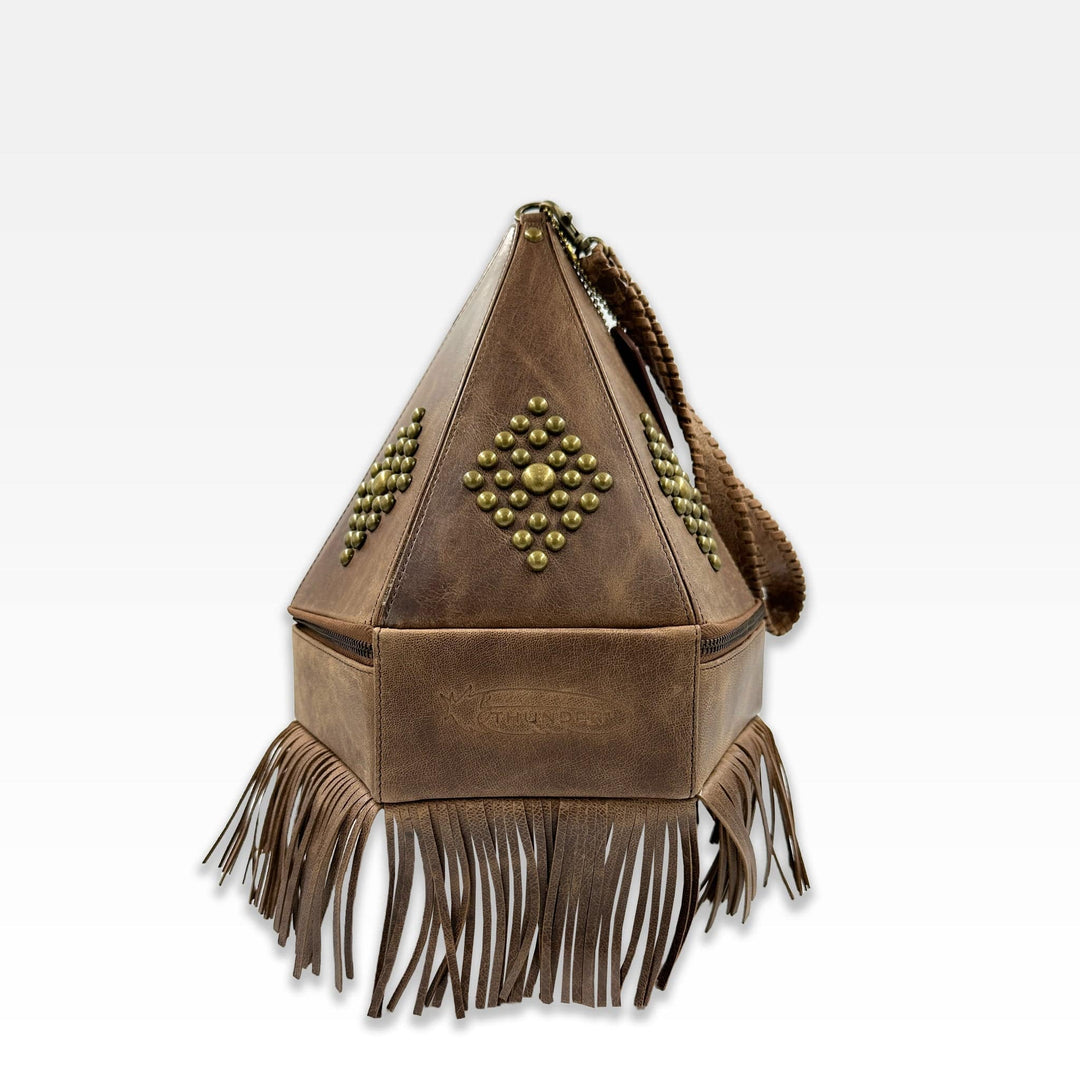 All My Relations - Fringe Teepee Handbag - BThunderLuxe