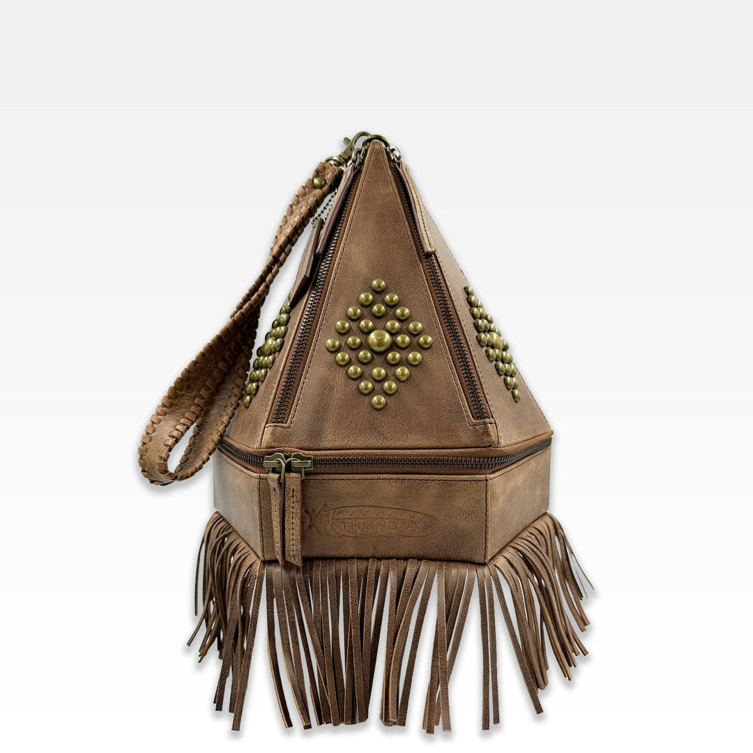 All My Relations - Fringe Teepee Handbag - BThunderLuxe