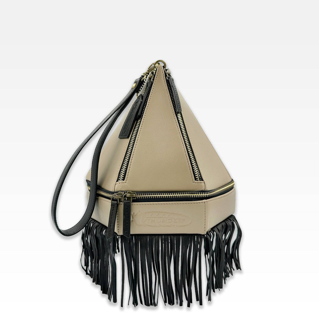 The Sagelee - Fringe Teepee Handbag - BThunderLuxe