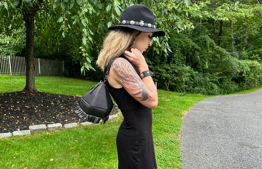 SOLDOUT‼️The Lozen - Fringe Teepee Handbag - BThunderLuxe