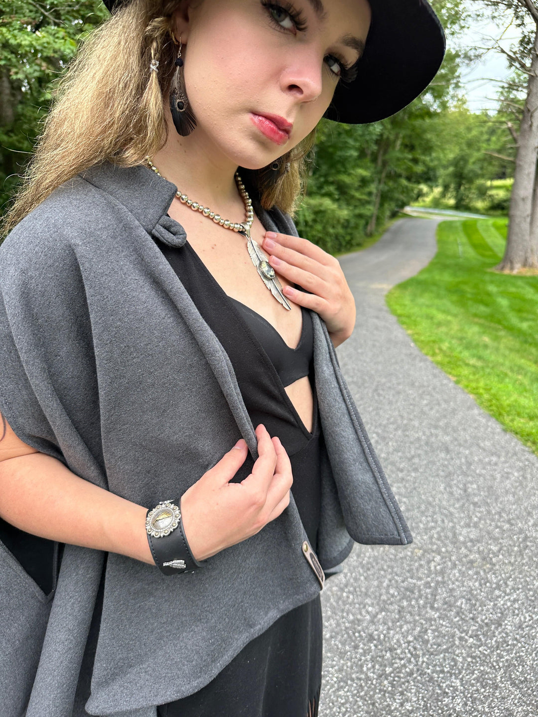Wanderlust Leather Strap Wrap Bracelet - BThunderLuxe