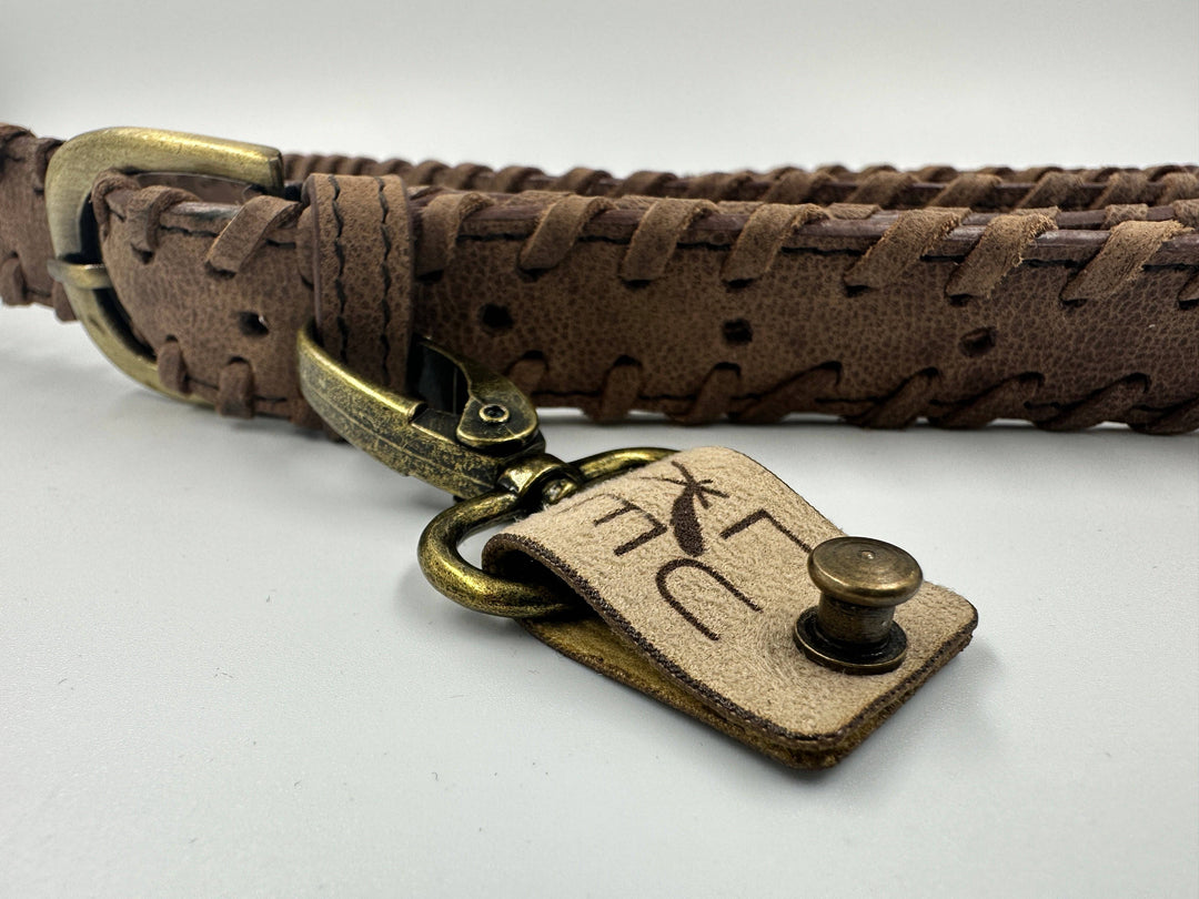 All My Relations' Adjustable Braided Leather Shoulder Strap - BThunderLuxe