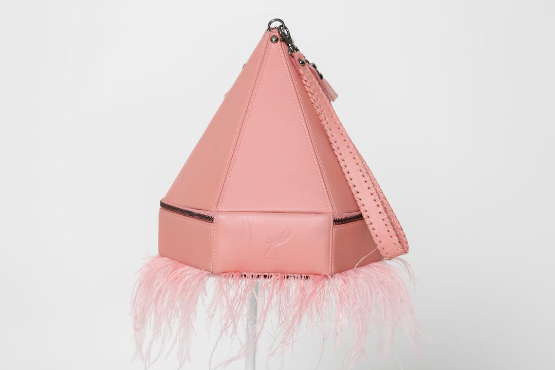 The KP Teepee Handbag with Feathers - BThunderLuxe