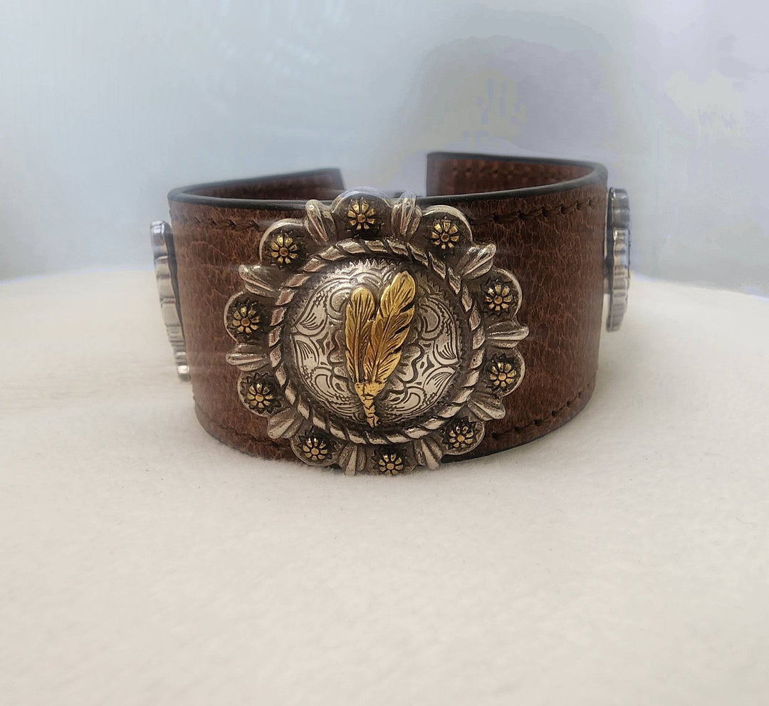 Wanderlust Leather Strap Wrap Bracelet - BThunderLuxe
