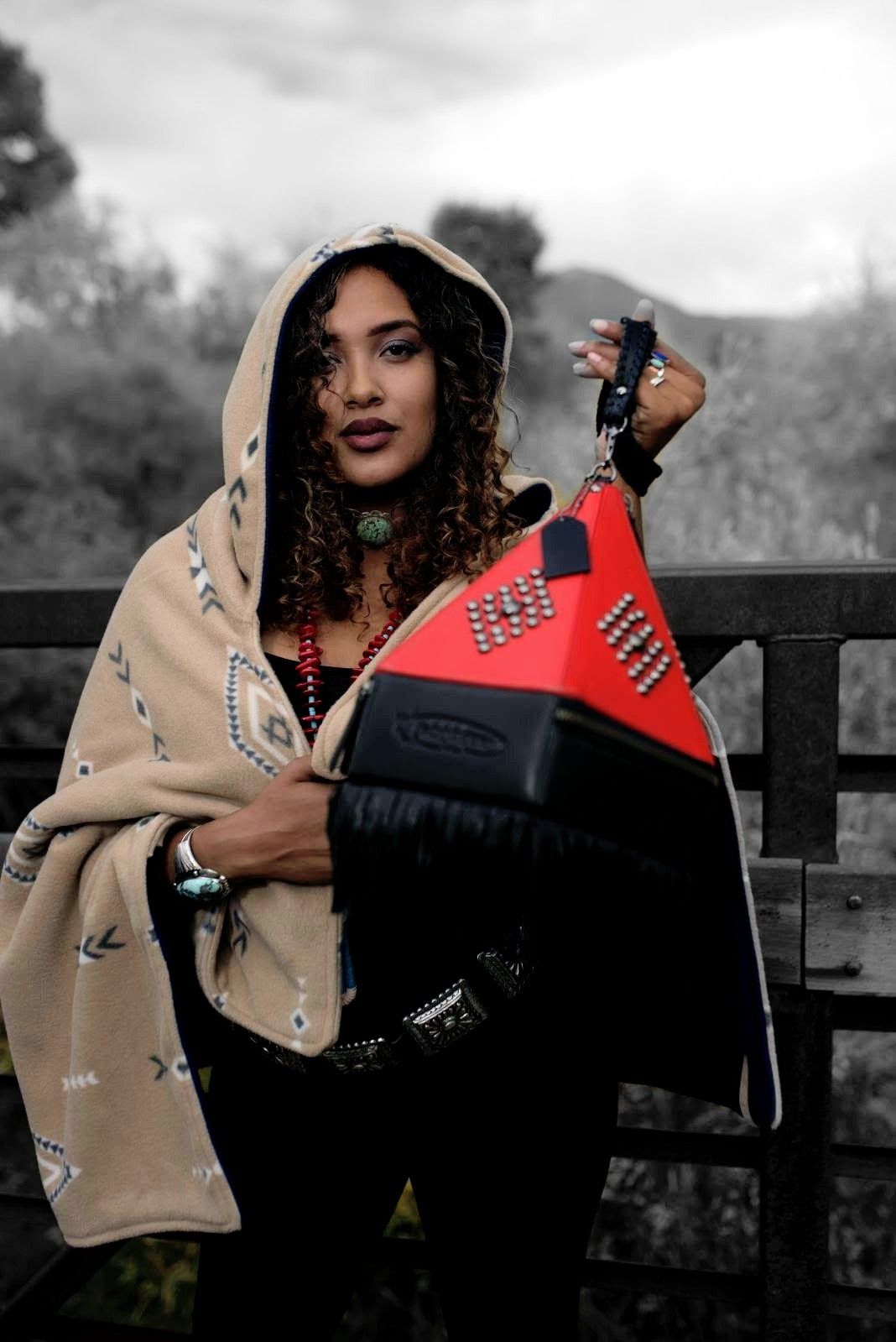 Sierra Twilight Hooded Wrap