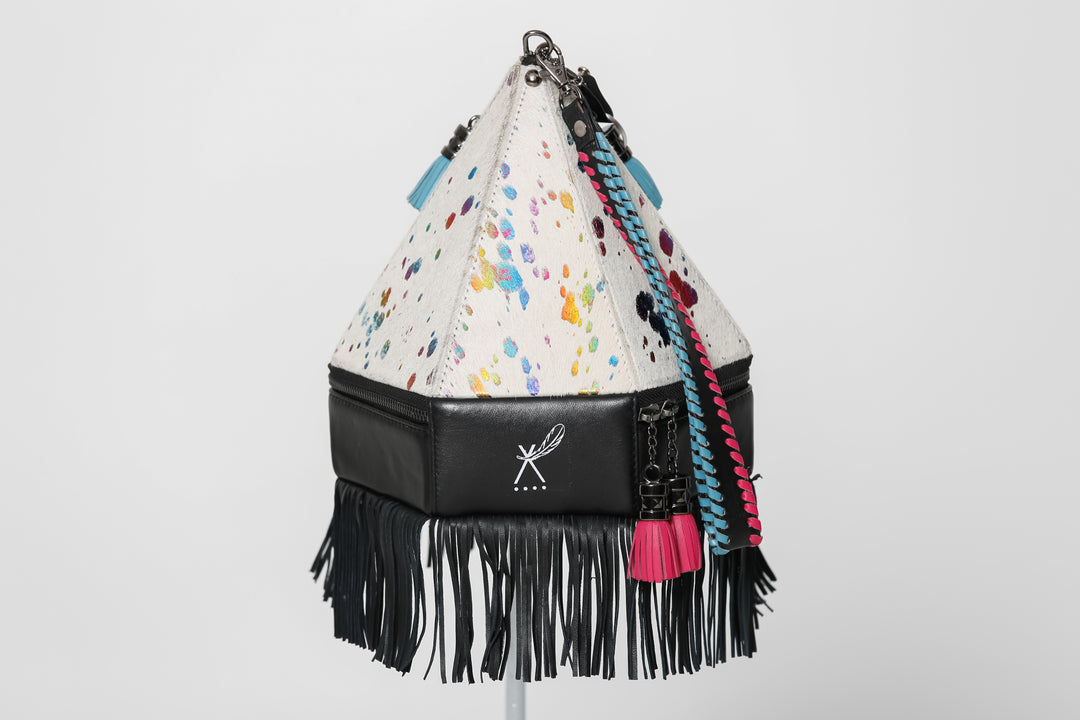 The Willum - Teepee Handbag with Fringe - BThunderLuxe