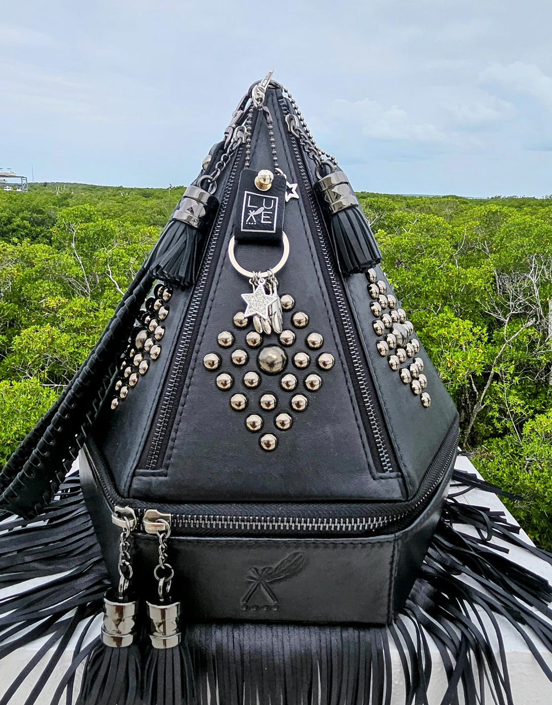 The Maddyx - Teepee Handbag with Fringe - BThunderLuxe