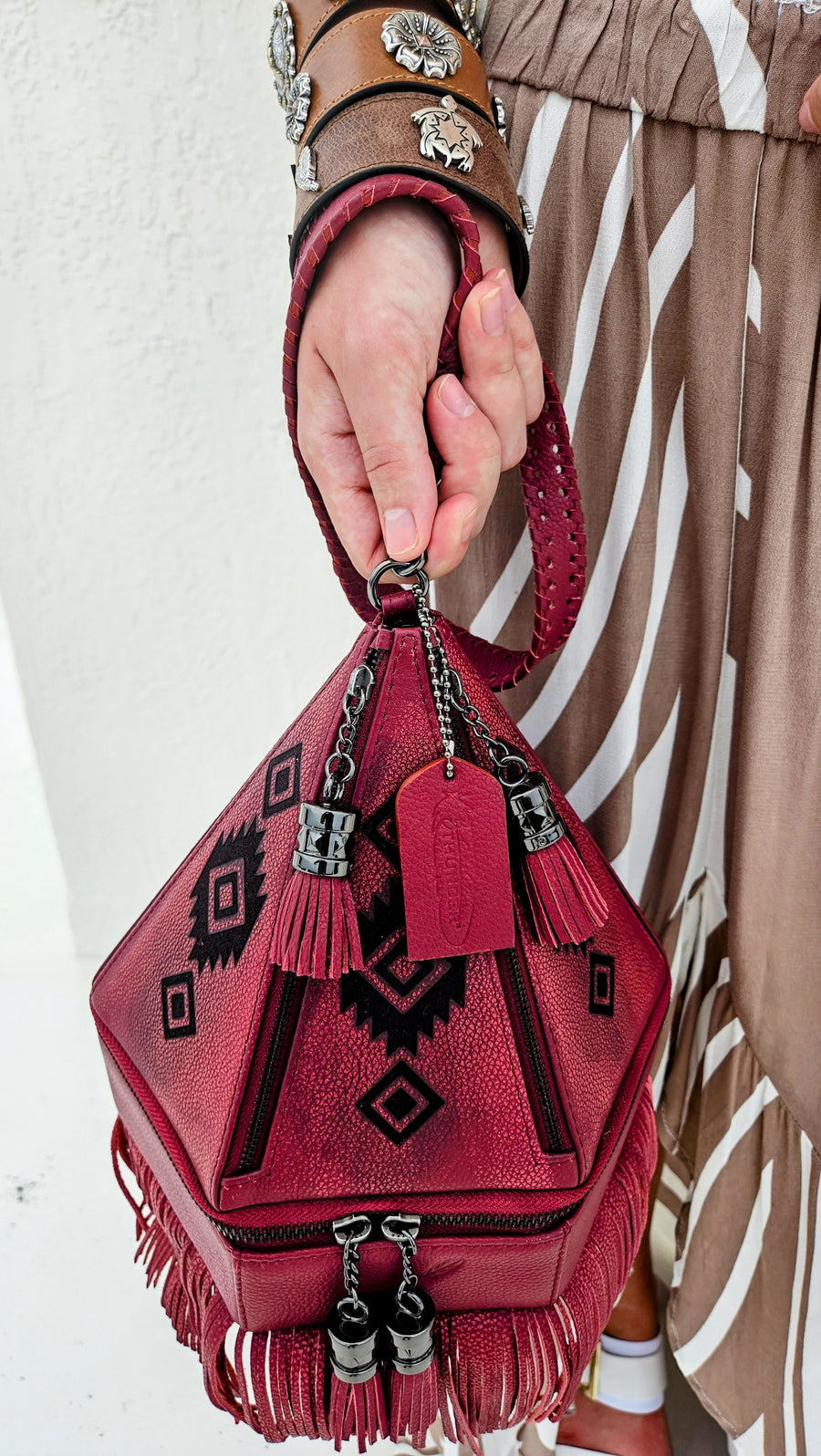 BT Luxe Walks With Thunder Teepee Handbag - BThunderLuxe