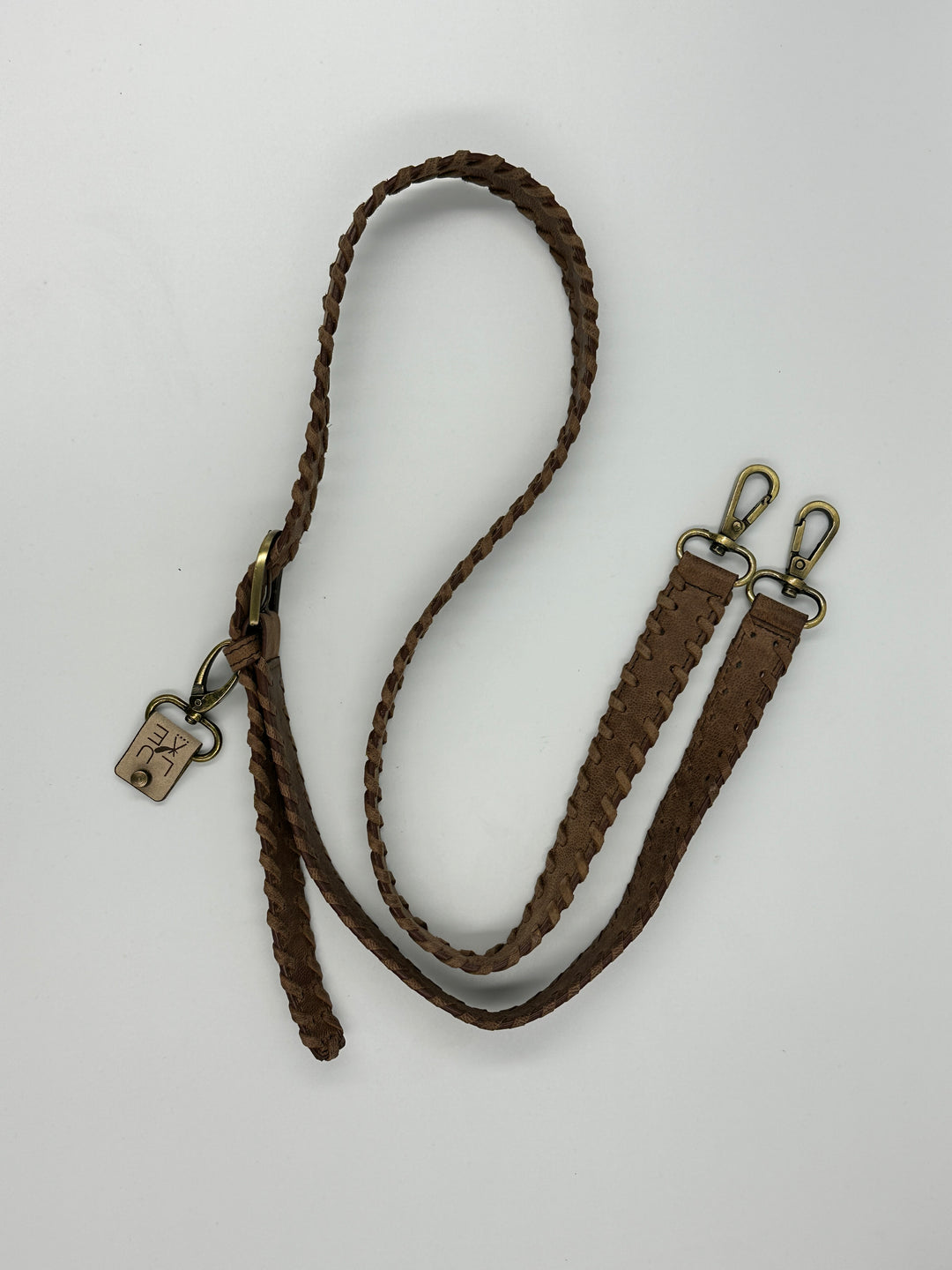 All My Relations' Adjustable Braided Leather Shoulder Strap