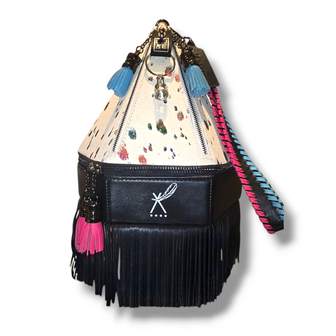 The Willum - Teepee Handbag with Fringe - BThunderLuxe