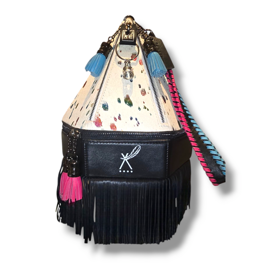 The Willum - Teepee Handbag with Fringe - BThunderLuxe
