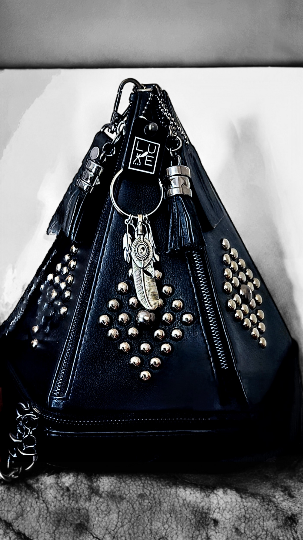 The Maddyx - Teepee Handbag with Fringe - BThunderLuxe