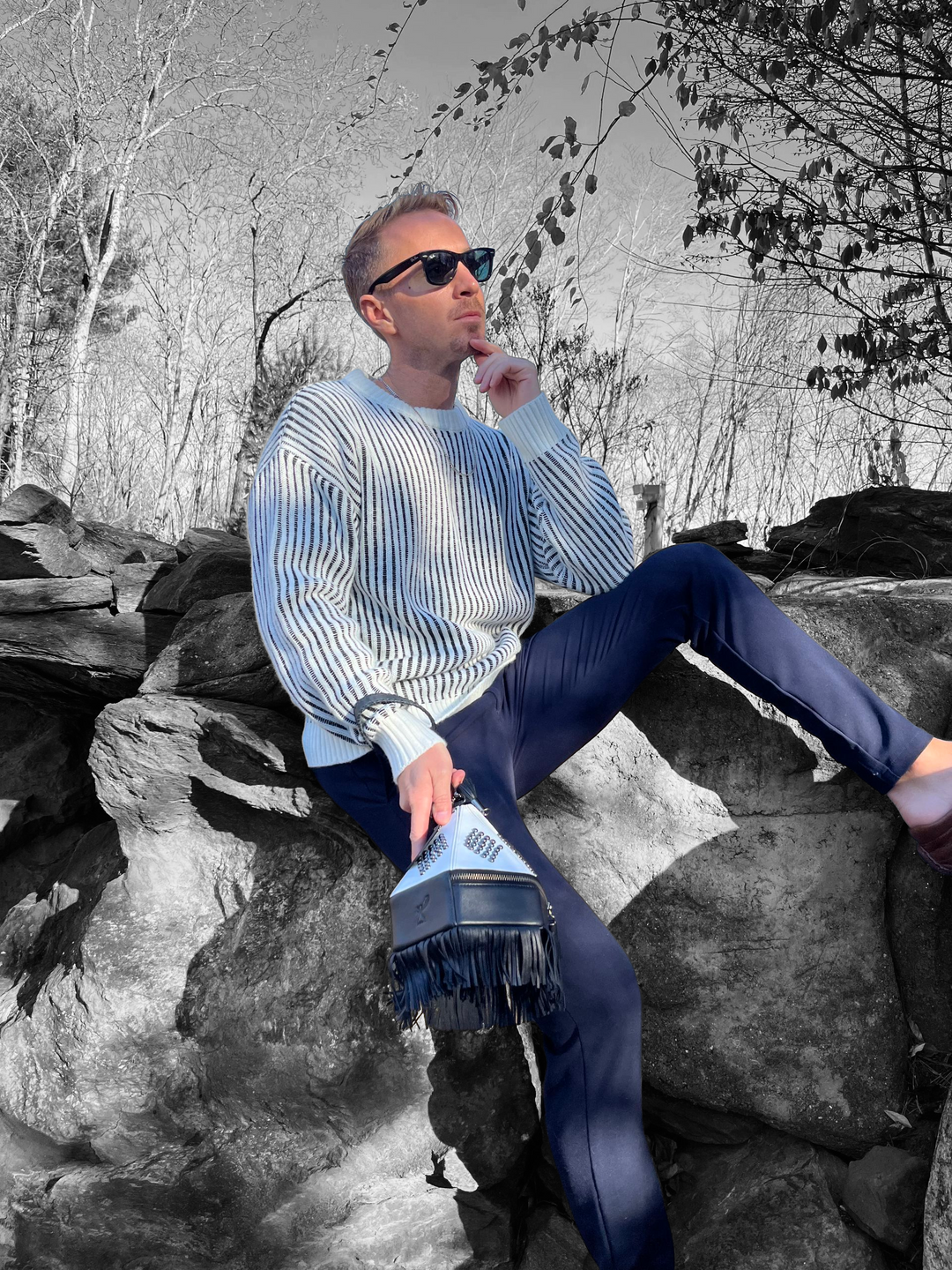 The Ohskënonton’ iwayitiohkou’tenh 1 Teepee Handbag with Rivets & Fringe - BThunderLuxe