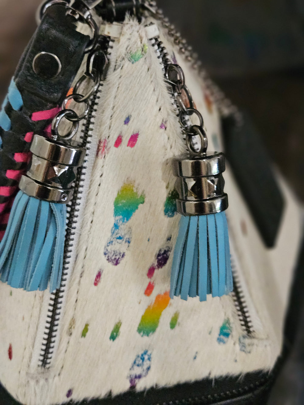 The Willum - Teepee Handbag with Fringe - BThunderLuxe