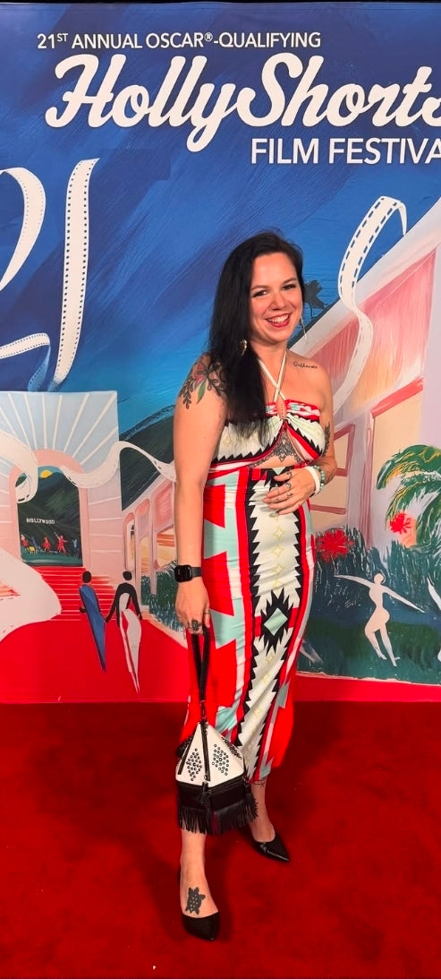 The Ohskënonton’ iwayitiohkou’tenh 1 Teepee Handbag with Rivets & Fringe - BThunderLuxe