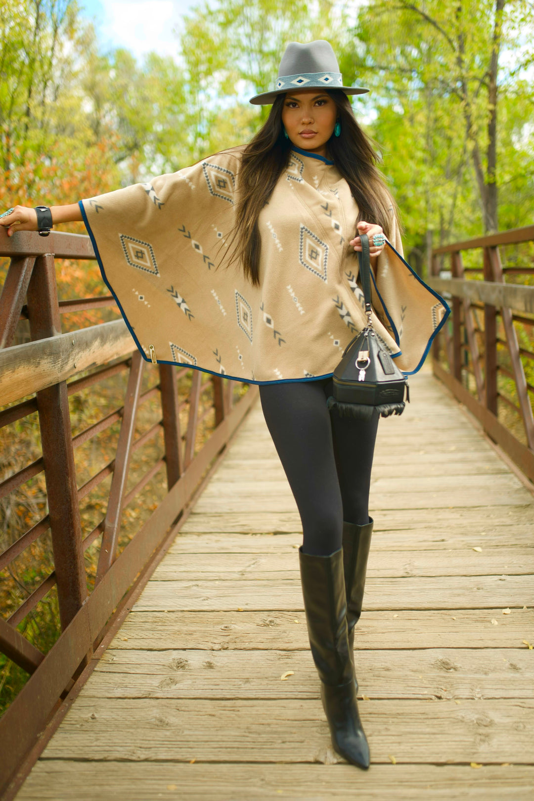 Desert Sky Lightweight Poncho