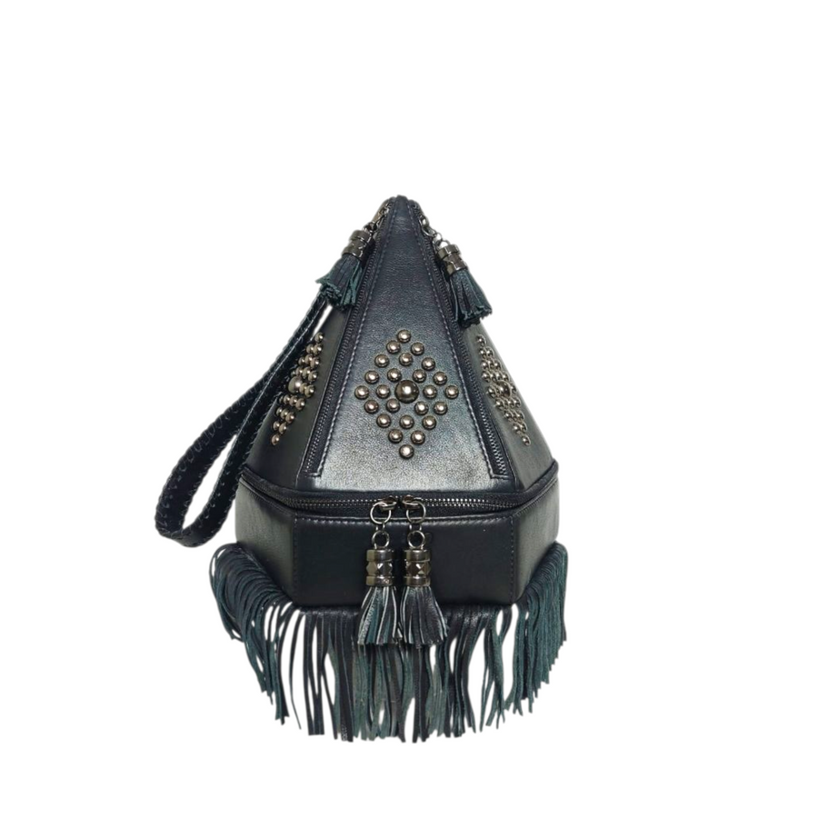 The Maddyx - Teepee Handbag with Fringe - BThunderLuxe